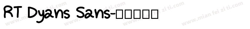 RT Dyans Sans字体转换